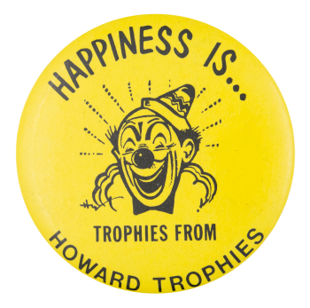Howard Trophies Advertising Button Museum