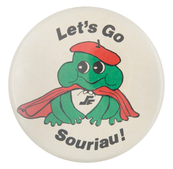 Let's Go Souriau Advertising Button Museum