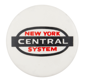 New York Central System Advertising Busy Beaver Button Museum