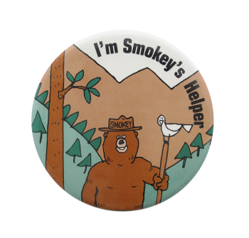 Smokey's Helper Cause Button Museum