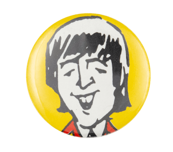 John Lennon Illustrated Music Button Museum