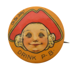 Drink P.B. Beer Button Museum
