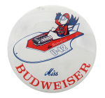 Miss Budweiser Beer Button Museum