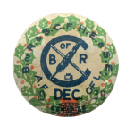 Railroad Clerks Union 1939 Club Button Museum