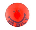 Bob Bily Smiley Red  Smileys Button Museum