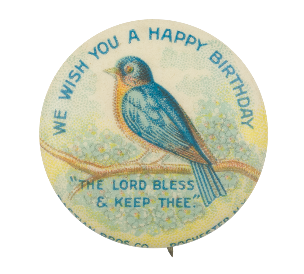 We Wish You a Happy Birthday Event Button Museum