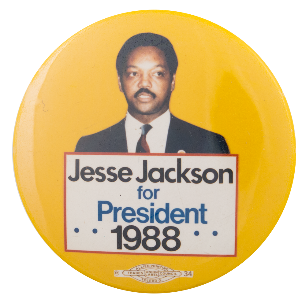Details about   VTG 1988 "WIN JESSE JACKSON '88 WIN!" PRESIDENTIAL CAMPAIGN PINBACK BUTTON 
