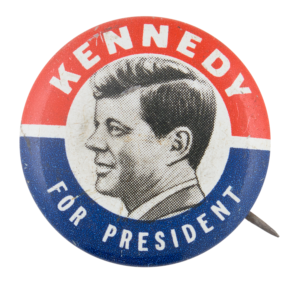 1681 Classic 1960 John F KENNEDY Picture Campaign Button 