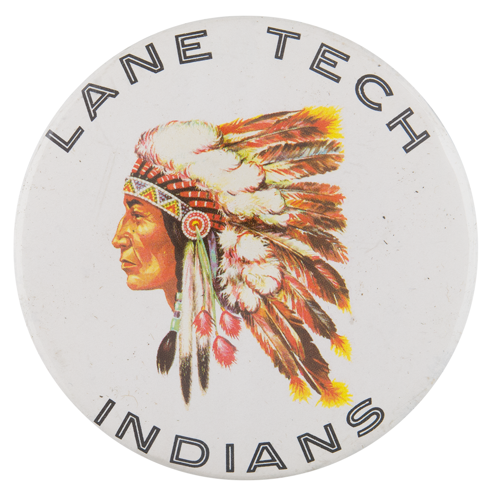 Lane Tech Indians Schools Button Museum