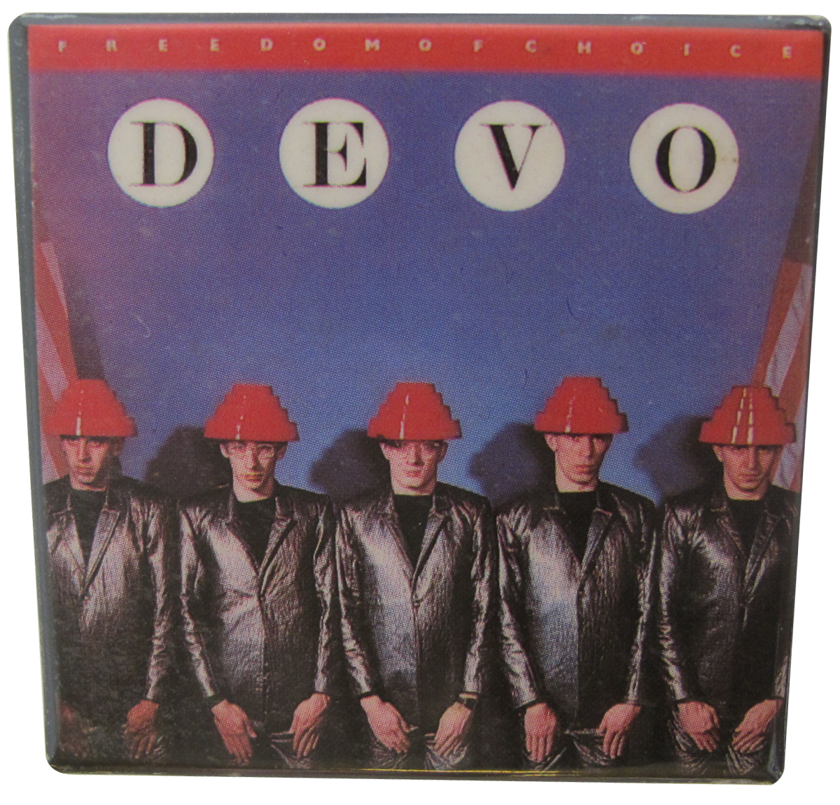 Devo Buttons Set of 2 1.25" 80's whip it b-52's freedom of choice costume 