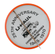 U-Haul 25th Anniversary button back Advertising Button Museum