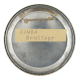 Linda Ronstadt Portrait button back Music, Button Museum