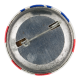 Dukakis Bentsen Flag button back Political Button Museum