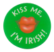 Kiss Me I'm Irish Ice Breakers Button Museum