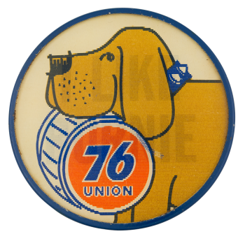 Union 76 Burnie Advertising Busy Beaver Button Museum