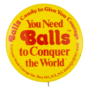 Balls Candy Advertising Busy Beaver Button Museum