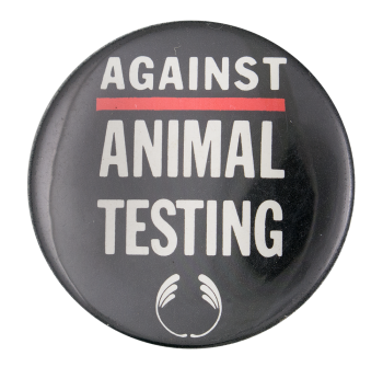 The Body Shop Against Animal Testing Advertising Button Museum