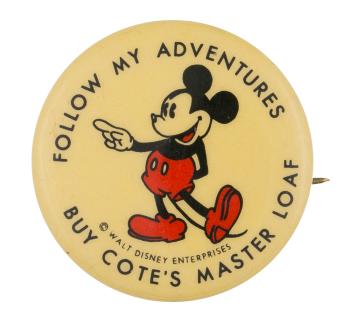 Buy Cote's Master Loaf Advertising Button Museum