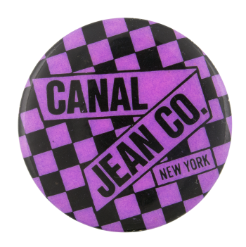 Canal Jeans Co. New York Purple Advertising Button Museum