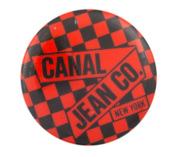 Canal Jean Co. New York Red Advertising Button Museum