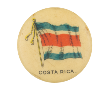 Costa Rica Flag Advertising Button Museum