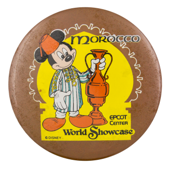 Disney World Showcase Morocco Entertainment Busy Beaver Button Museum
