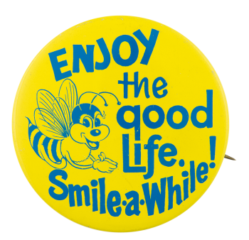 Enjoy the Good Life Jewel-Osco Advertising Button Museum
