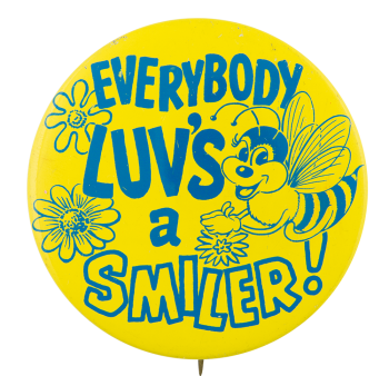 Everybody Luvs A Smiler Jewel-Osco Advertising Button Museum