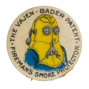 Fireman's Smoke Protectors Advertising Button Museum