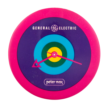 General Electric Peter Max Advertising Button Museum