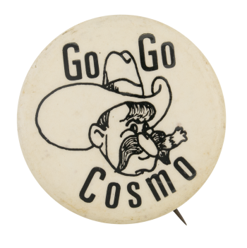 Go Go Cosmo Advertising Button Museum
