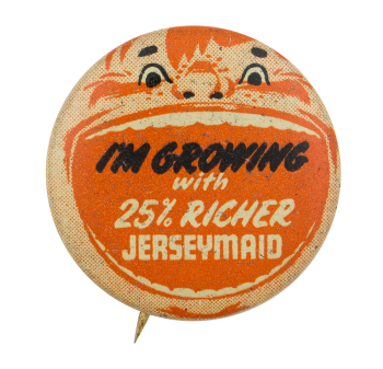 Jerseymaid Advertising Busy Beaver Button Museum