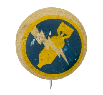 Kelllogg's Pep 370th Bombardment Squadron Advertising Busy Beaver Button Museum