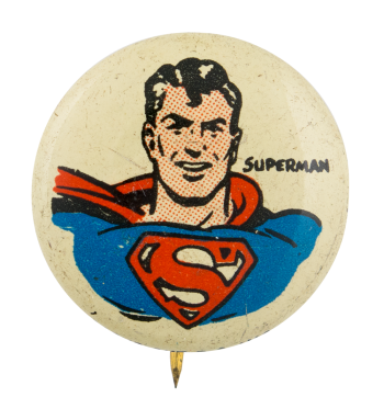 Kellogg's Pep Superman Advertising Button Museum