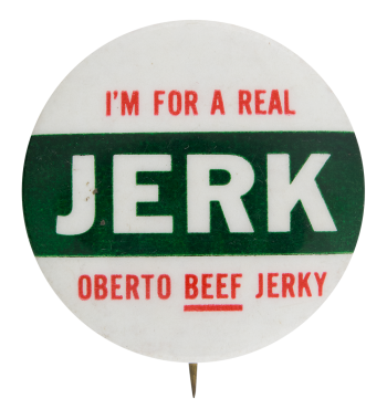 Roberto Beef Jerky Advertising Button Museum