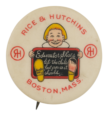 Rice & Hutchins Advertising Button Museum