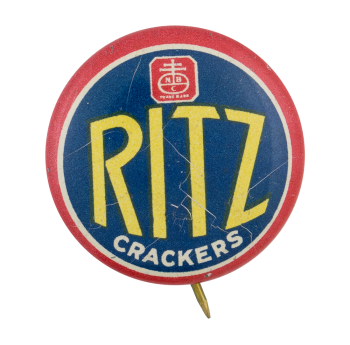 Ritz Crackers Advertising Button Museum