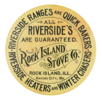 Rock Island Stove Company Advertising Button Museum