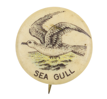 Sea Gull Advertising Button Museum