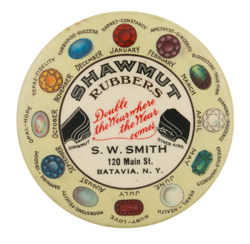 Shawmut Rubbers Advertising Busy Beaver Button Museum