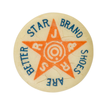 Star Brand Shoes Advertising Busy Beaver Button Museum