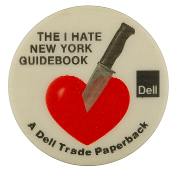 The I Hate New York Guidebook Advertising Busy Beaver Button Museum