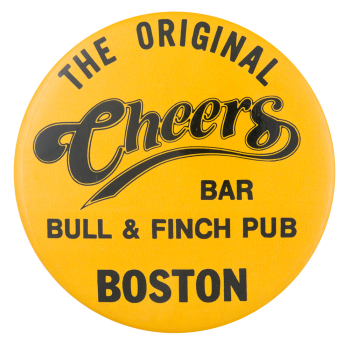 The Original Cheers Bar Advertising Button Museum