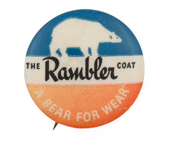The Rambler Coat Advertising Button Museum