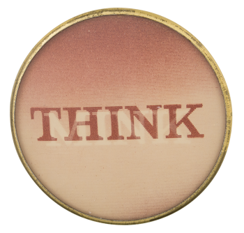 Think Mink Advertising Button Museum