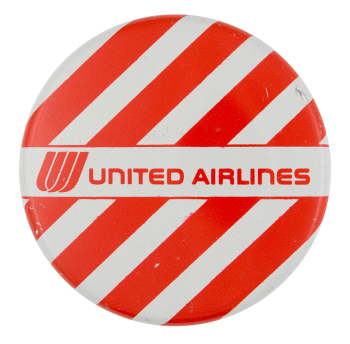 United Airlines Advertising Busy Beaver Button Museum