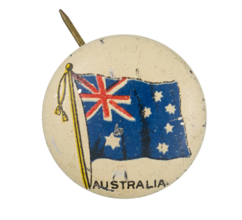 Australia Flag Art Button Museum