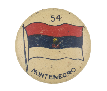 Montenegro Flag Art Button Museum