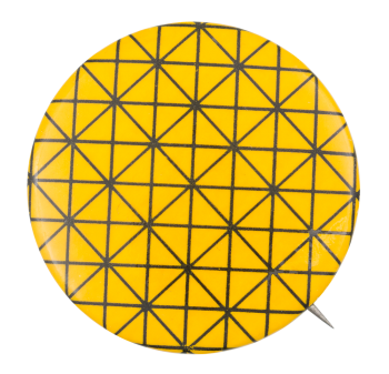 Yellow Pattern Art Button Museum