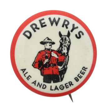 Drewrys Ale and Lager Beer Beer Button Museum